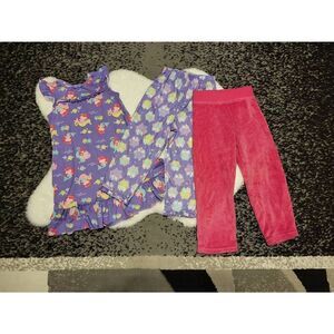 Bundle of 3 toddler girl sleepwear